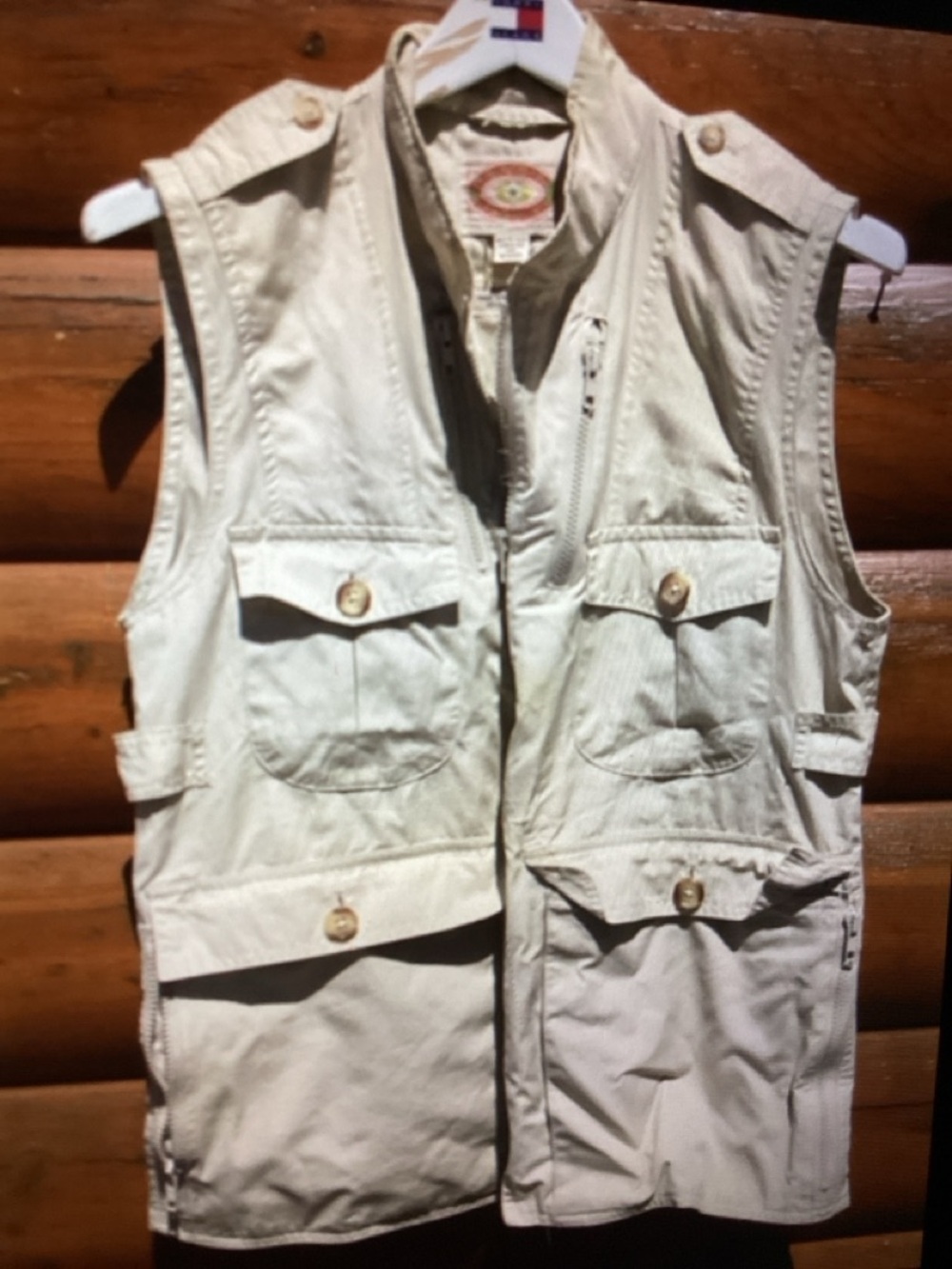 Shooters Shirt Oiled Cotton Khaki Button Hunting XL UNISEX - Picture 10 of 15